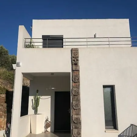 וילה Contemporaine Vue Mer-vignobles,piscine-spa סנרי-סור-מר
