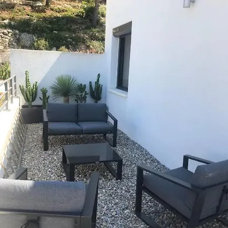 וילה Contemporaine Vue Mer-vignobles,piscine-spa סנרי-סור-מר