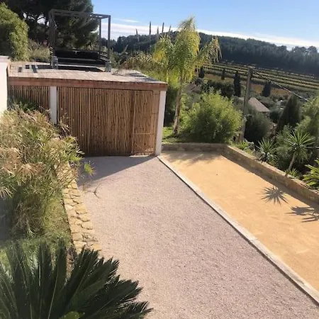 Contemporaine Vue Mer-vignobles,piscine-spa וילה סנרי-סור-מר