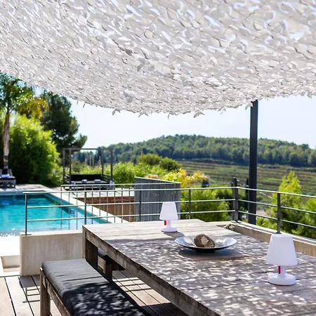 Contemporaine Vue Mer-vignobles,piscine-spa וילה *
